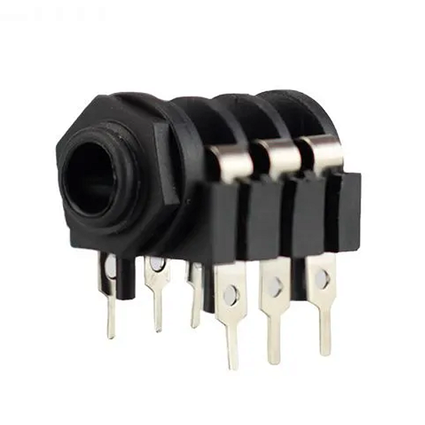 PLUG JACK J10 P10 ESTEREO FEMEA PARA PAINEL PCB