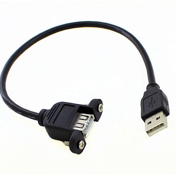 CABO EXTENSÃO USB 2.0 TIPO A 30CM PARA PAINEL