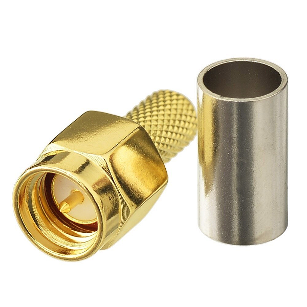 PLUG CONECTOR SMA MACHO PARA CABO RG-58