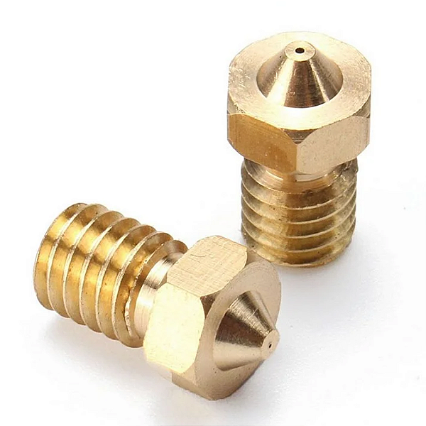 BICO EXTRUSORA 0,4MM FILAMENTO 1,75MM IMPRESSORA 3D E3D V6