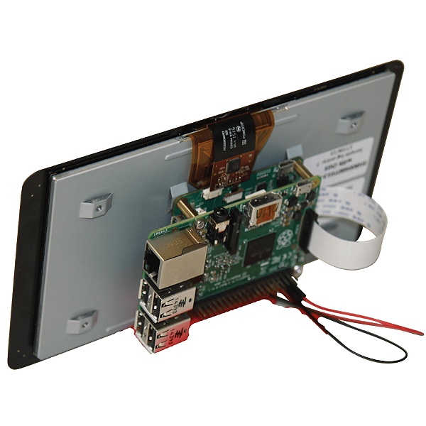 TELA LCD OFICIAL RASPBERRY PI 7 POL 800X480 TOUCH - 4hobby Indústria e ...