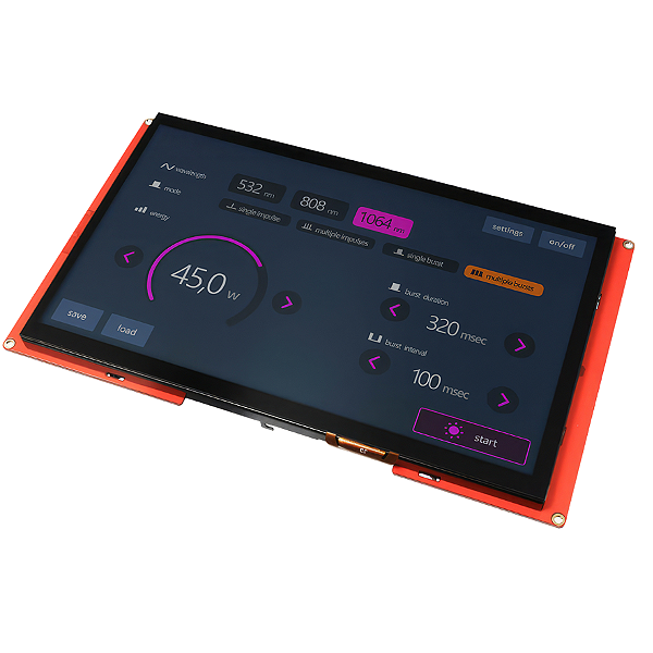 TELA LCD NEXTION 7 POLEGADAS INTELLIGENT IHM TOUCH