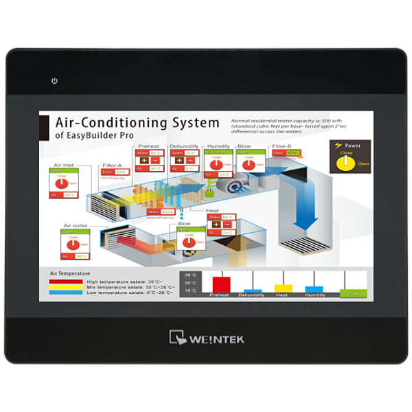 IHM WEINTEK WEINVIEW 10,1 POLEGADAS MT8102IP SERIAL ETHERNET