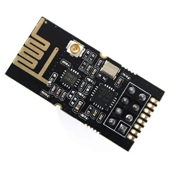 MÓDULO WIRELESS NRF24L01 2.4GHZ RF COM SAIDA ANTENA EXTERNA