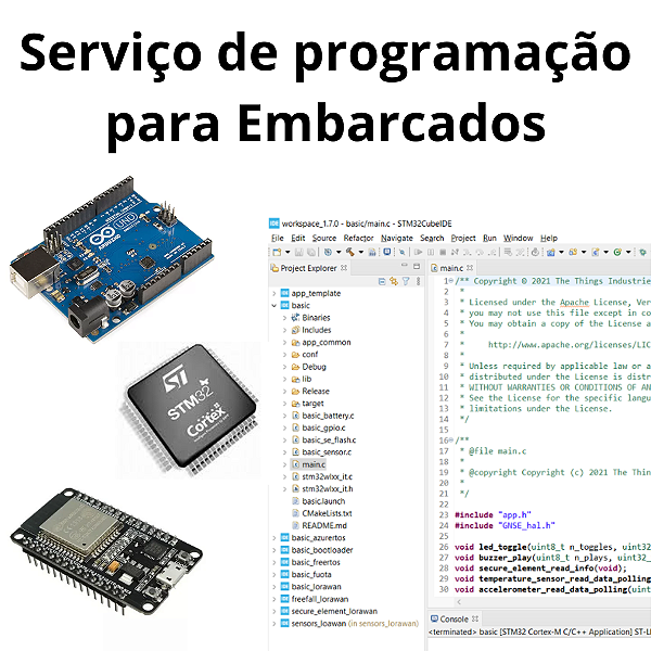 SERVIÇO DE PROGRAMAÇÃO PARA EMBARCADOS