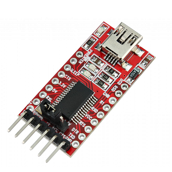 CONVERSOR USB PARA TTL FTDI UART RS232 5V 3.3V