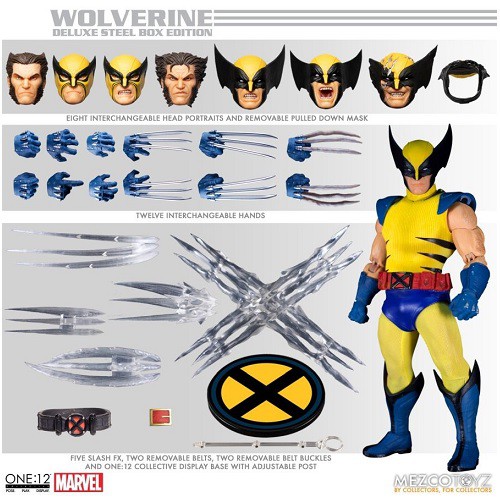 Mezco One:12 Collective Marvel X-Men Wolverine Deluxe Steel Box Edition