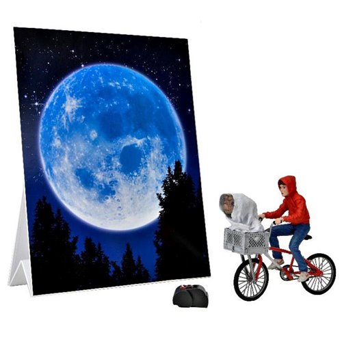 NECA E.T. 40th Anniversary Elliot & E.T. on Bicycle 7" Scale Figure