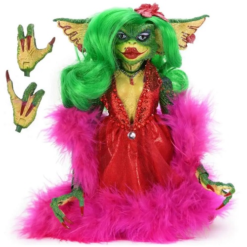 NECA Gremlins 2 Ultimate Greta (Showgirl) SDCC 2023 Exclusive (Caixa com detalhes)