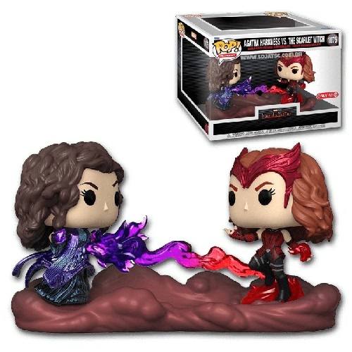 Funko Pop! Moment Marvel Studios WandaVision Agatha Harkness vs. The Scarlet Witch Target Exclusive #1075 (embalagem danificada)