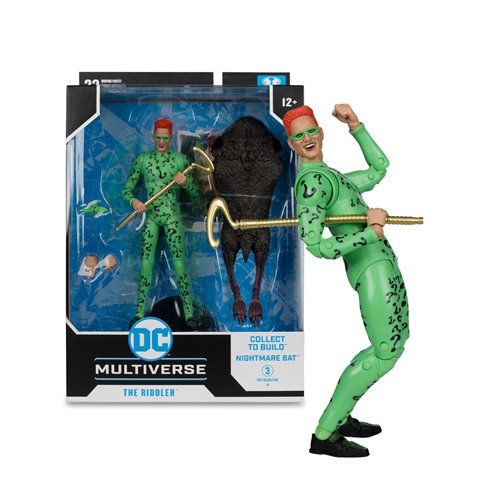 McFarlane DC Multiverse Batman Forever The Riddler Action Figure (Collect to Build: Nightmare Bat)