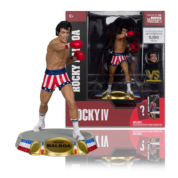 McFarlane Movie Maniacs Rocky IV Rocky Balboa 6" Limited Edition Figure