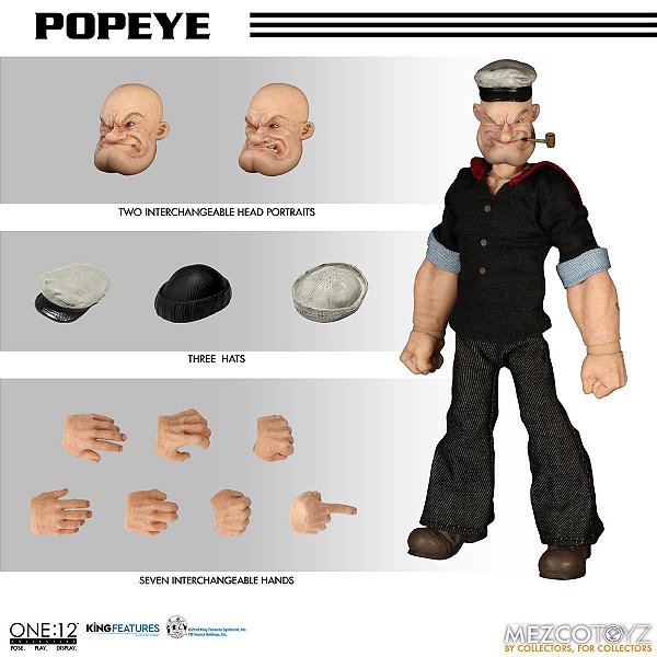 Mezco Toys One:12 Collective Popeye Figure
