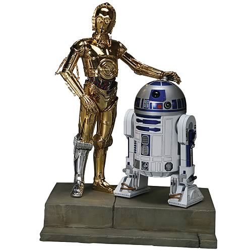 Kotobukiya Star Wars C-3PO & R2-D2 ArtFX+ Statue 1/10 Scale Pre-Painted Model Kit