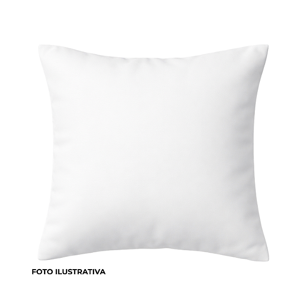 Capa de almofada para sublimação oxford branco 100% poliéster 20cm x 20cm
