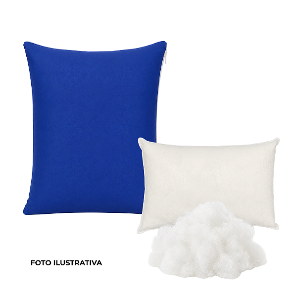 Kit capa de almofada com bolso para sublimação em oxford colorido 100% poliéster 20cm X 30cm + Enchimento