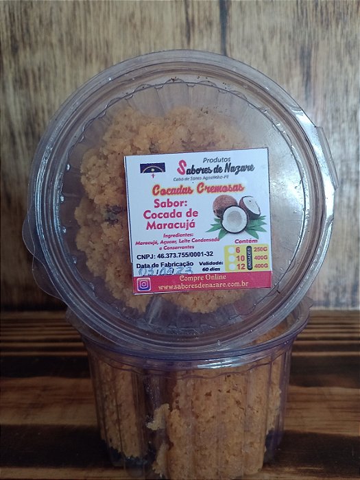 Cocada De Maracujá Cremosa