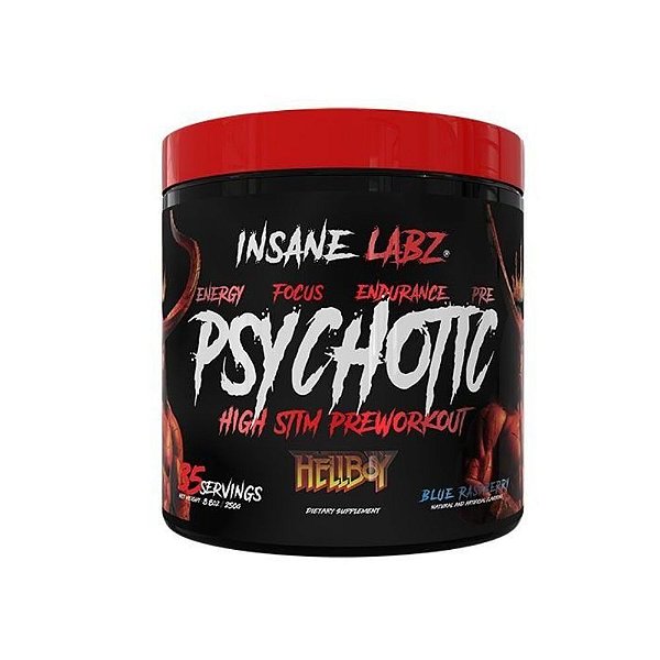 Pré-Treino Insane Labz Psychotic HellBoy 35 doses - Suplementos Importados  Mais Baratos