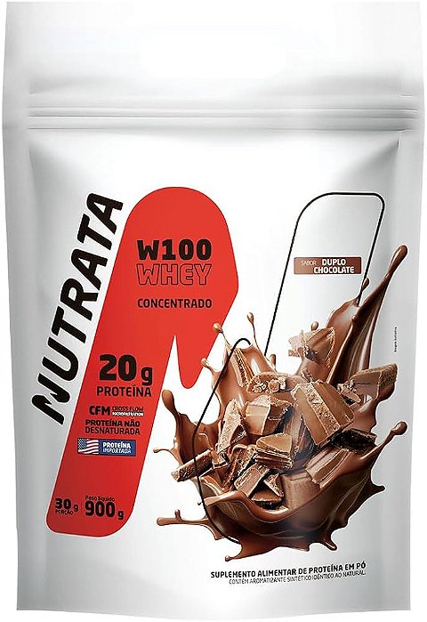 WHEY W100 900g refil - Nutrata
