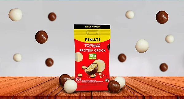 PROTEIN CROCK PINATI / TOPWAY - CX 8 un (valor unitário R$9,20)