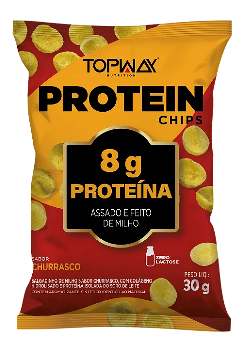 Protein Chips 30g - Salgadinho Proteico - Topway