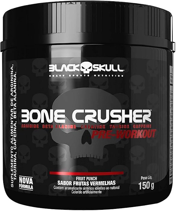 Pré- treino Bone Crusher - 150g - Black Skull