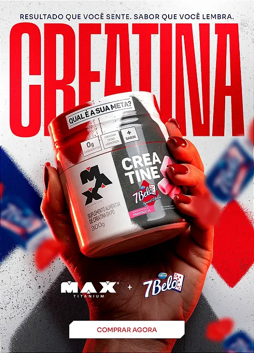 Creatina 7 Belo - 300g - Max Titanium