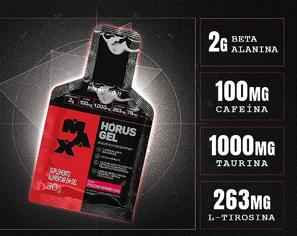 Hórus gel - Sachê de 30g - Max Titanium