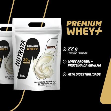 Premium Whey - 900g Refil - Nutrata