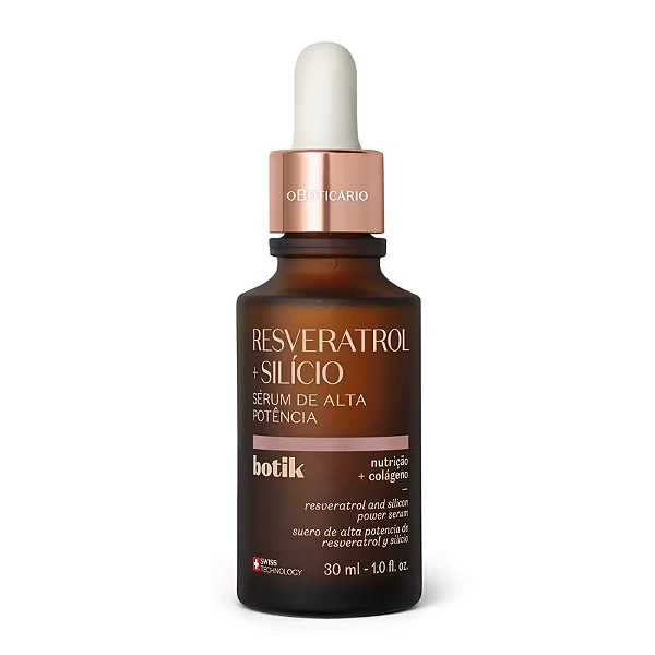 Sérum de Alta Potência Botik Resveratrol E Silício 30ml