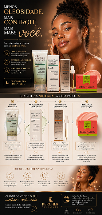 Kit Estratégico - Antioleosidade-Hidratação