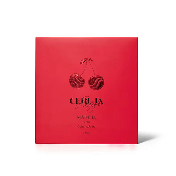 Paleta De Maquiagem Multifuncional Make B. Cereja Rouge 73,8g