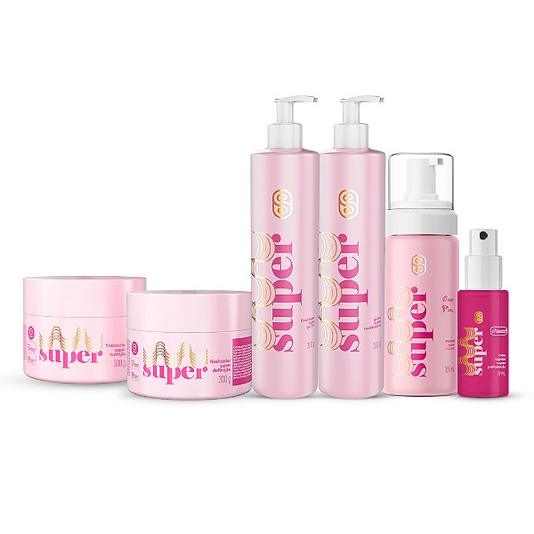 Kit Completo Super Finalizadores - Super Cacheada