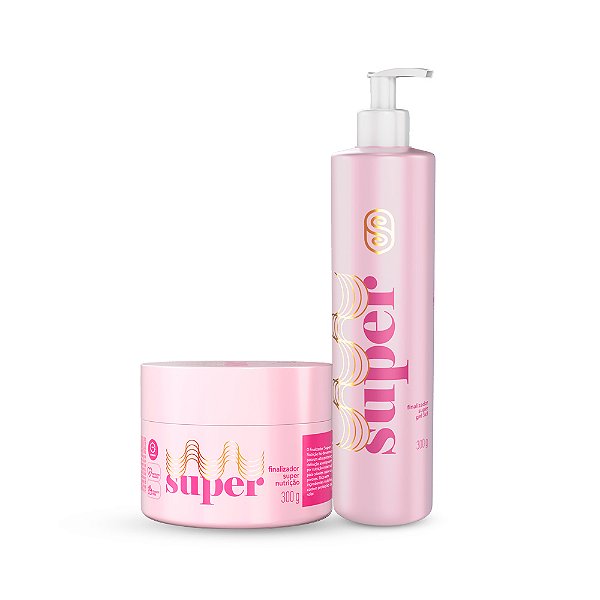 Duplinha Finalizadores Super Nutrição + Super Gel 3x1 - Super Cacheada