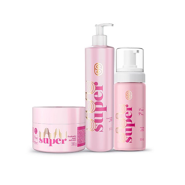 Trio de Finalizadores Antifrizz - Super Cacheada