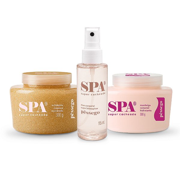 Kit Momento SPA Pêssego - Super Cacheada