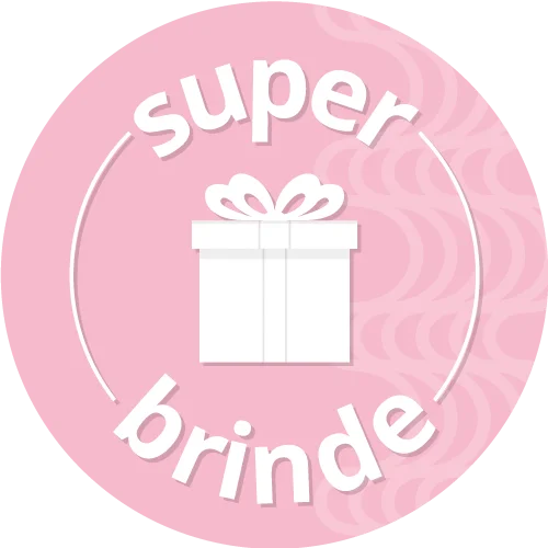**👚**  Brinde - Camiseta G - Super Cacheada