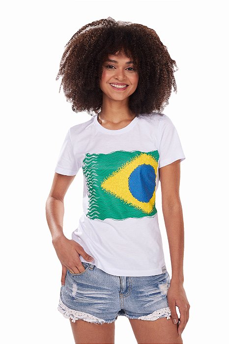 Camiseta Coleção Brasil - Super Cacheada