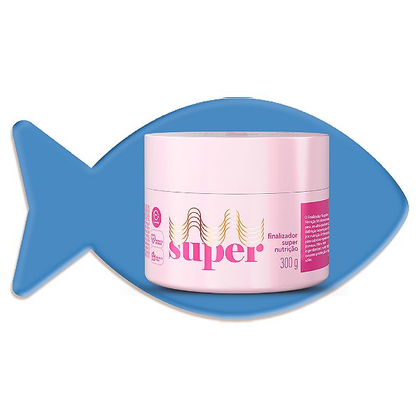 **🎣** Pescaria - Finalizador Super Nutrição 300g - Super Cacheada
