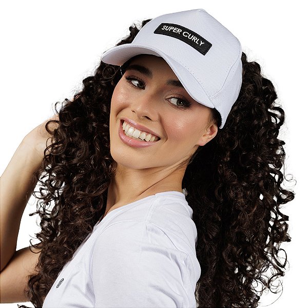 Boné Aberto com Revestimento Interno de Cetim - Miami Super Curly - Super Cacheada