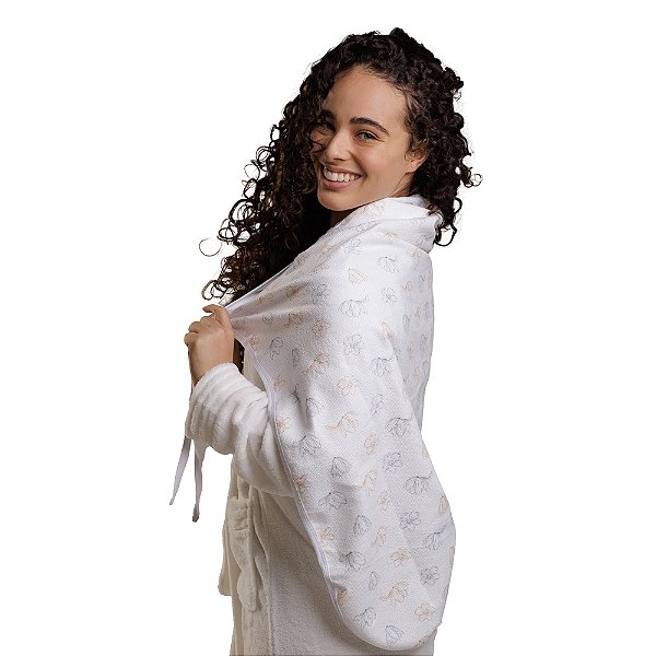 Toalha Tradicional De Microfibra Antifrizz Amanhecer - Super Cacheada