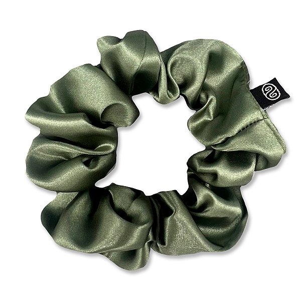 Xuxinha Bigger de Cetim Premium Antifrizz - CN - Verde Esperança - Super Cacheada