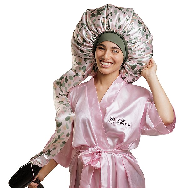 Touca Difusora Aba Flexível de Cetim Premium  - CN - Felicidade - Super Cacheada