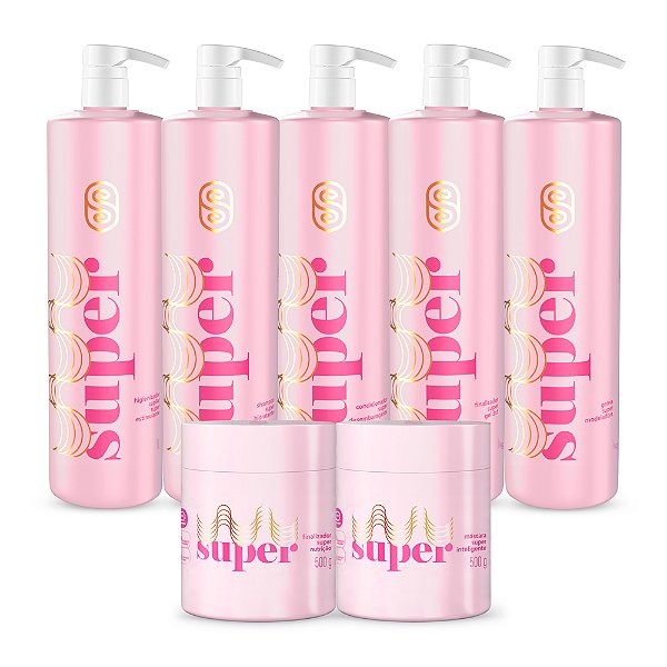 Kit Essencial Litrão com Super Nutrição - Super Cacheada