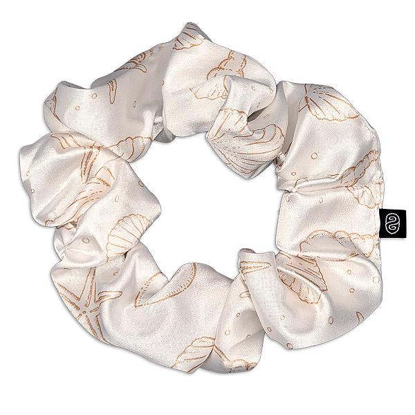 Xuxinha Bigger de Cetim Premium Antifrizz Pérolas do Mar - Branca - Super Cacheada