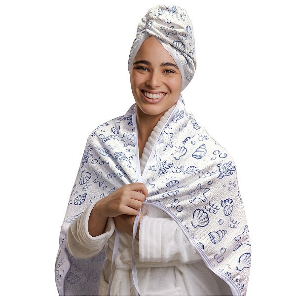 Kit Toalhas Pérolas do Mar - Super Cacheada