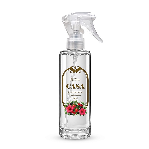 Água de Cetim Tropical Floral 200mL - Super Cacheada
