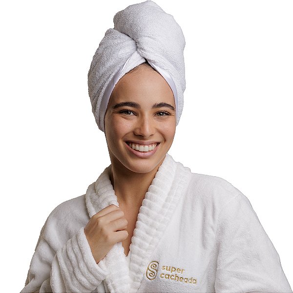 Toalha Turbante De Microfibra Antifrizz - Super Cacheada