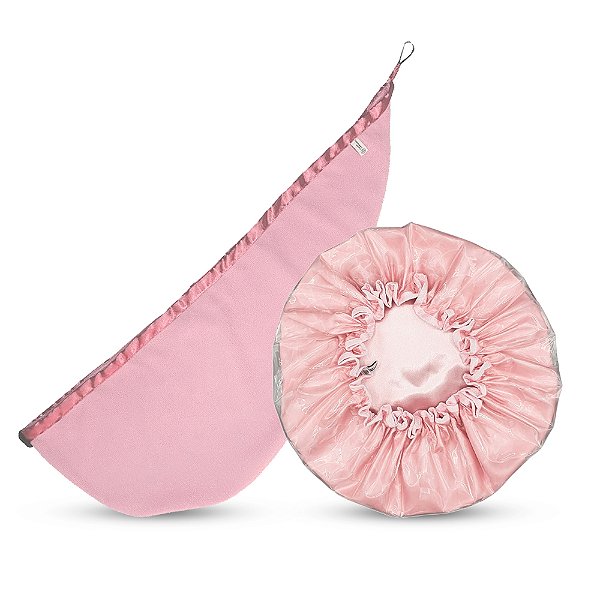 Kit Banho Com Toalha Turbante - Super Cacheada