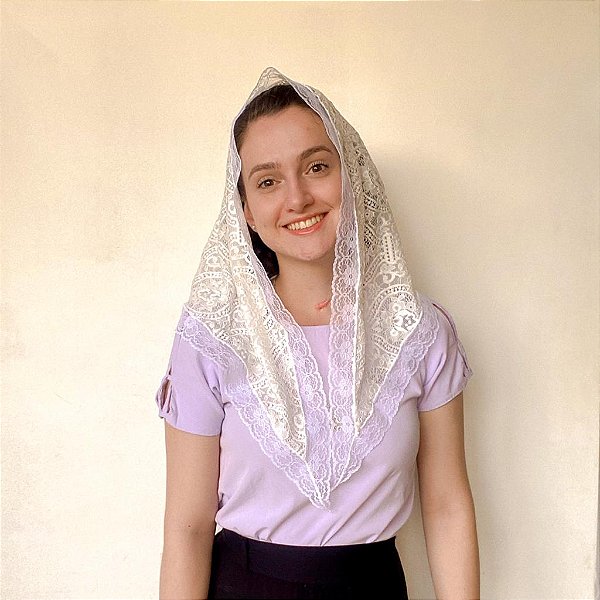 Véu Rainha dos Apóstolos - Triangular